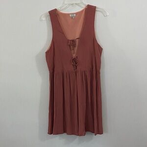 3/$10. Tobi Sleeveless Terracotta Dress
